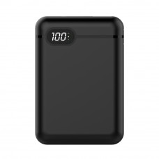 Banque de puissance portable 10000 mAh pour Lightning /USB-C et Micro USB Noir