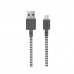 Câble de Nuit Native Union USB-C vers Lightning 10ft Zebra