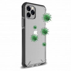 Blu Element - Étui Robuste Antimicrobien DropZone Noir pour iPhone 12/12 Pro