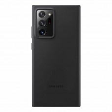 Samsung - Étui en Cuir Cover Noir pour Samsung Galaxy Note20 Ultra