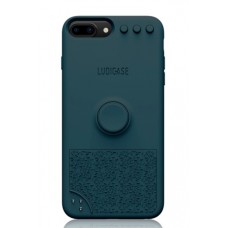 Coque amusante et interactive pour iPhone 7/8 Plus - Bleu jungle