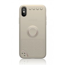 Coque amusante et interactive pour iPhone X/XS - Beige